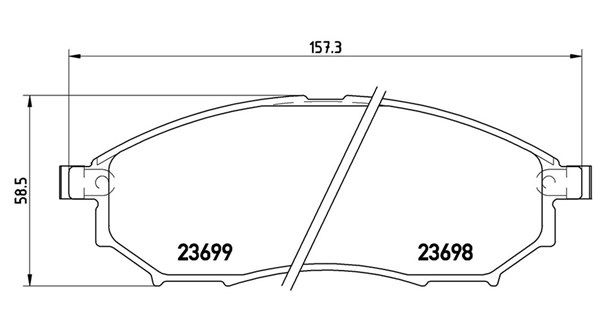 MAGNETI MARELLI stabdžių trinkelių rinkinys, diskinis stabdys 363700456058